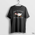 Top Festive Goose On The Loose Christmas Lights T Shirt Sweater