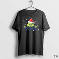 Top Grinch With Santa Hat X Indianapolis Colts Merry Christmas T Shirt Sweater