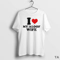 Top I Heart My Aloof Wife Circle T Shirt Sweater