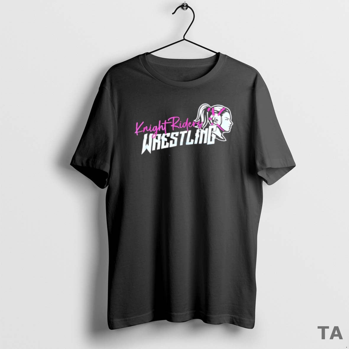 Top Knight Riders Wrestling Girl T Shirt Sweater