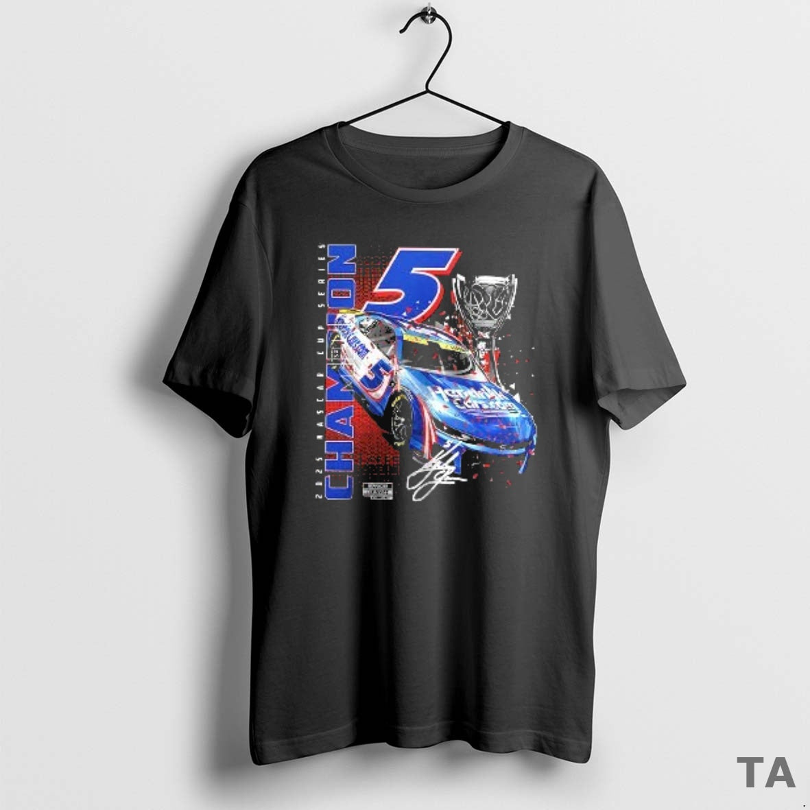 Top Kyle Larson Hendrick Motorsports Team 2025 Nascar Cup Series Champion Car T Shirt Sweater