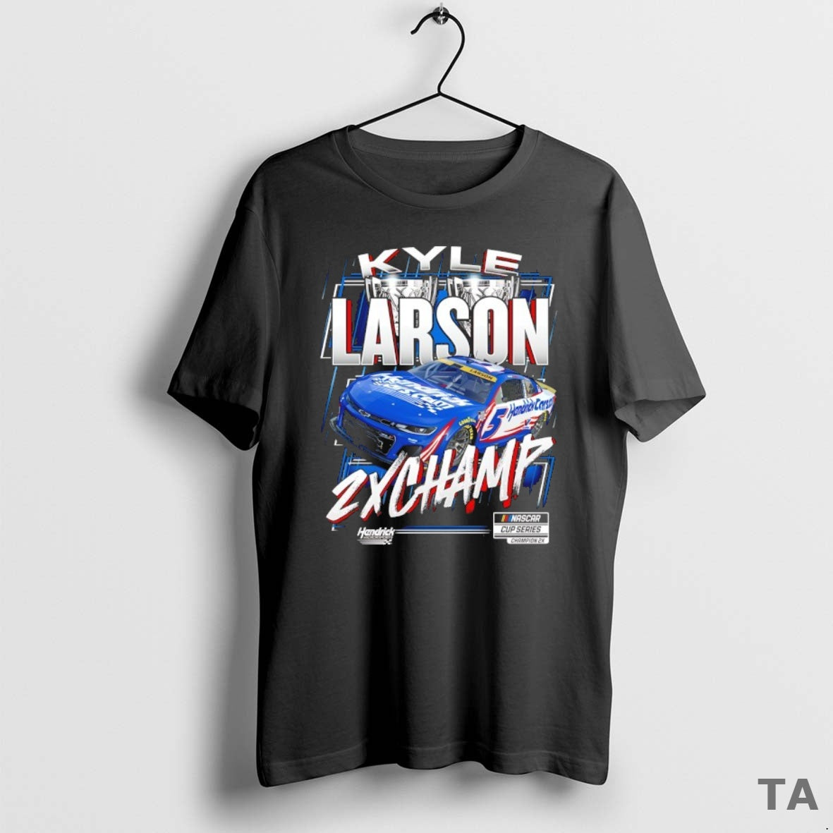 Top Kyle Larson Hendrick Motorsports Two Time Nascar Cup Series Champion Trophy T Shirt Sweater