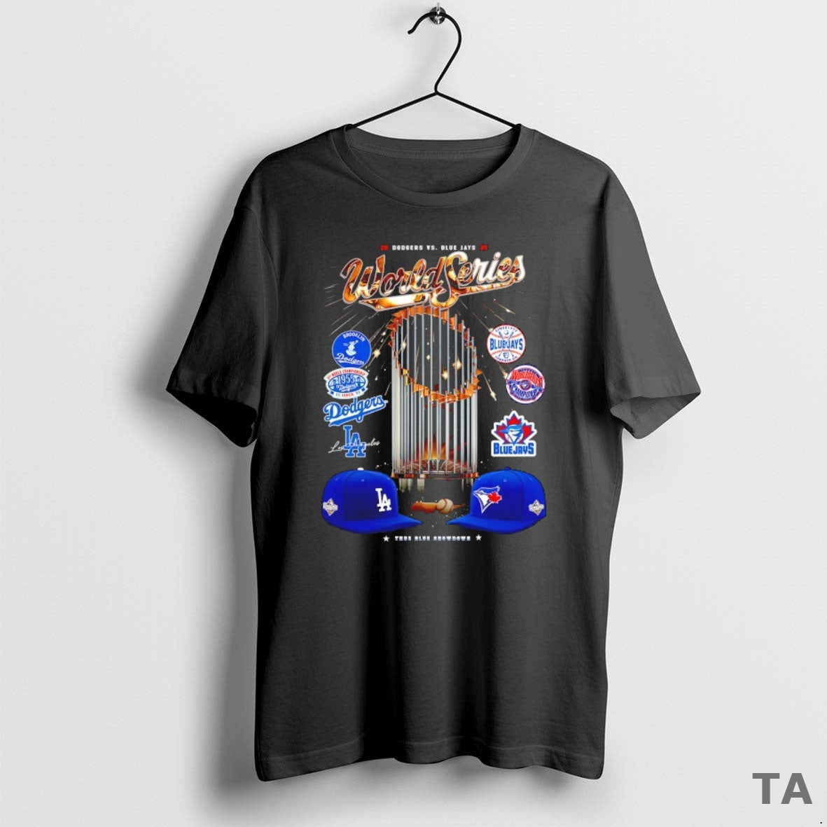 Top Los Angeles Dodgers 2025 World Series Champions True Blue Showdown Trophy T Shirt Sweater