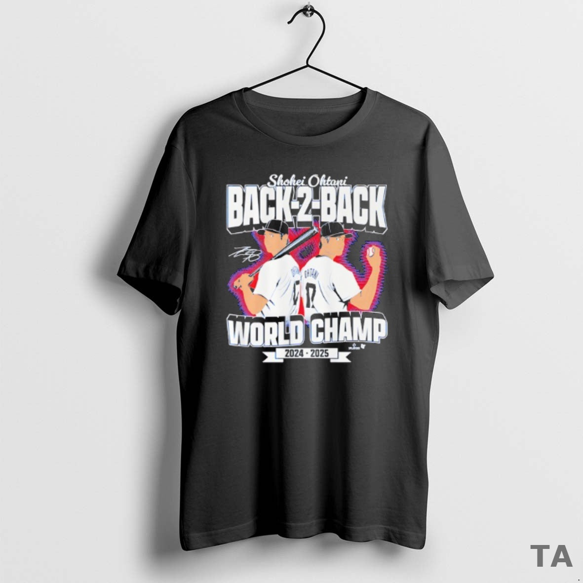 Top Los Angeles Dodgers Shohei Ohtani Back To Back World Champs T Shirt Sweater