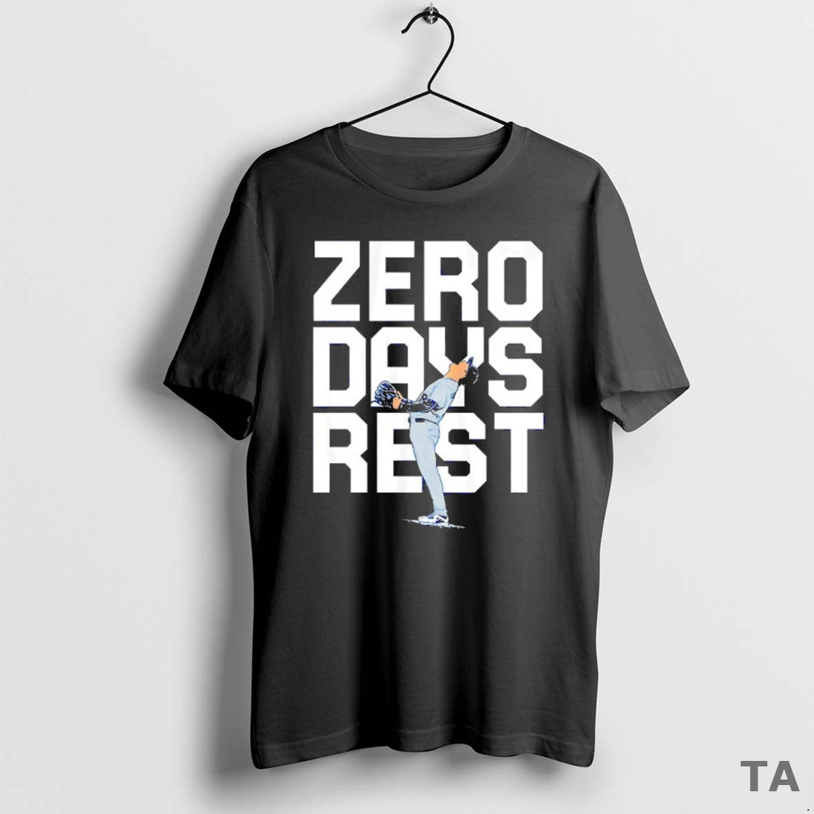 Top Los Angeles Dodgers Yoshinobu Yamamoto Zero Days Rest T Shirt Sweater