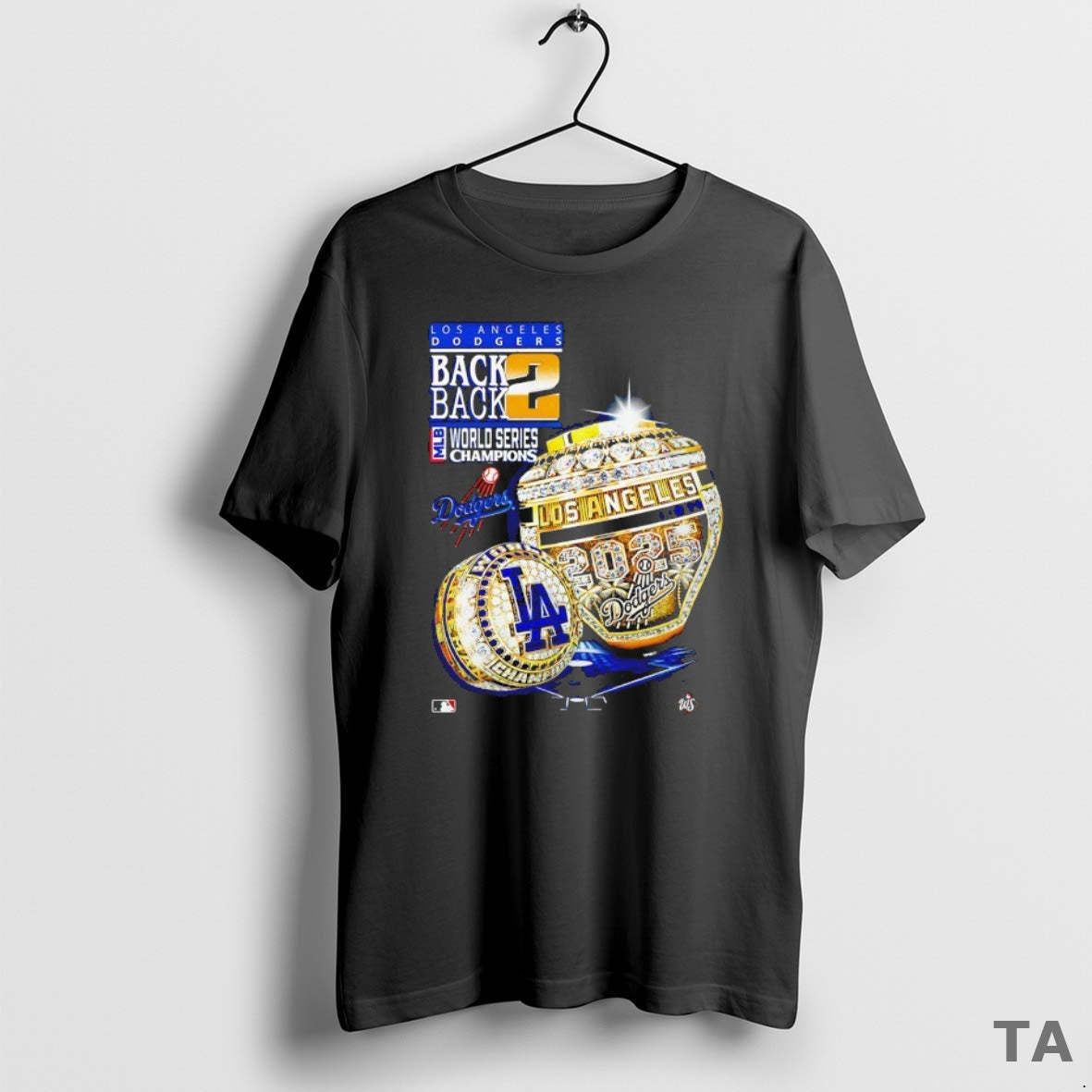 Top Los Angeles Dodgers Back To Back 2025 Mlb World Series Champions Rings