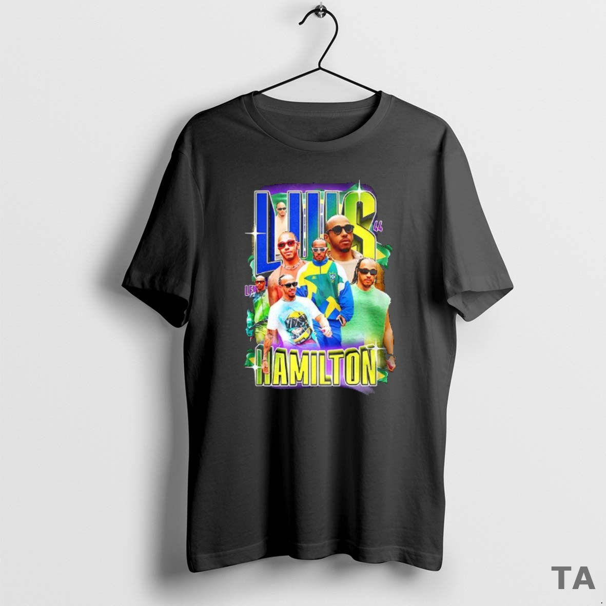 Top Luis Lewis Hamilton Scuderia Ferrari F1 Brazil T Shirt Sweater