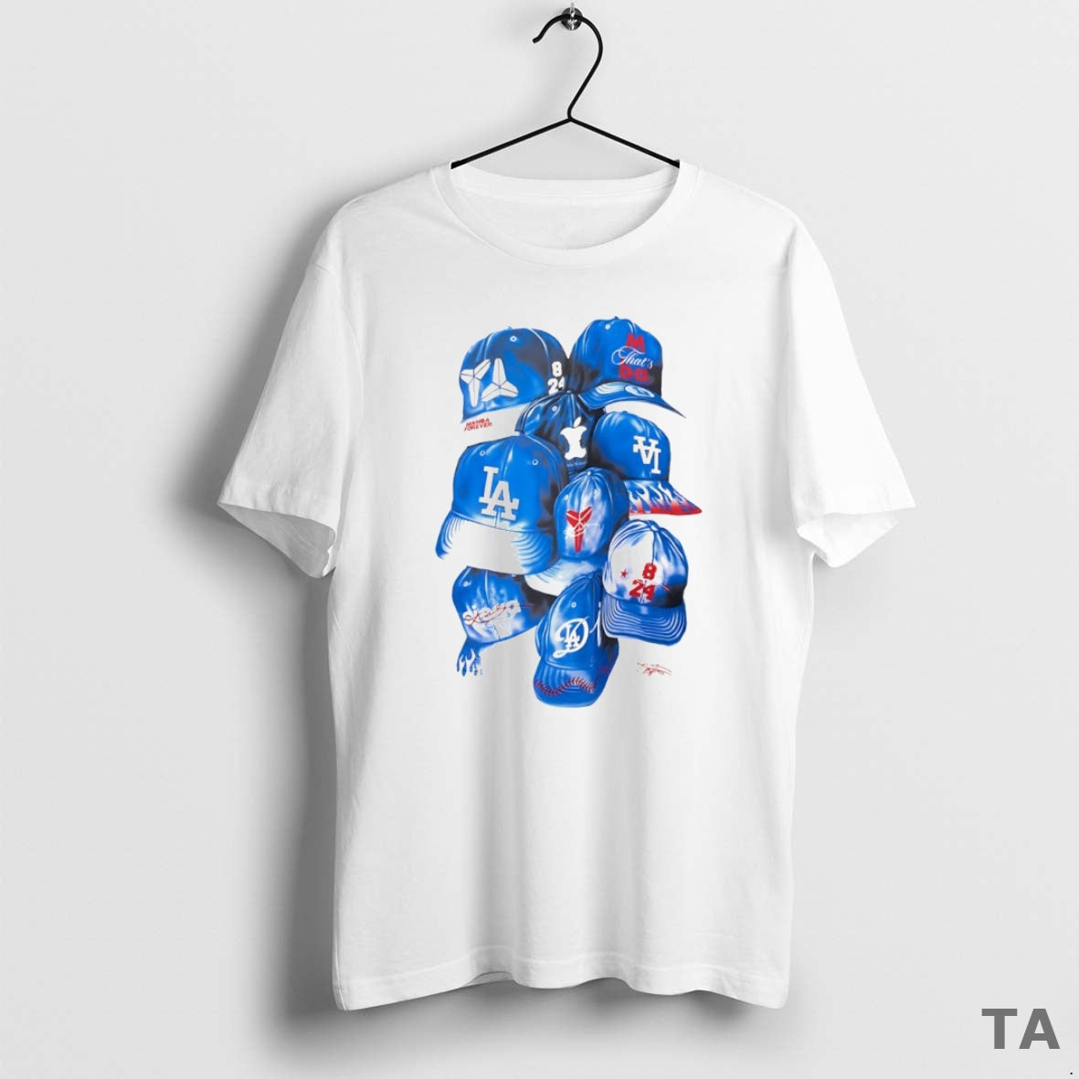 Top Mamba X Los Angeles Dodgers Hats Circle T Shirt Sweater