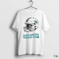 Top Miami Dolphins Anti Social Social Club Helmet T Shirt Sweater