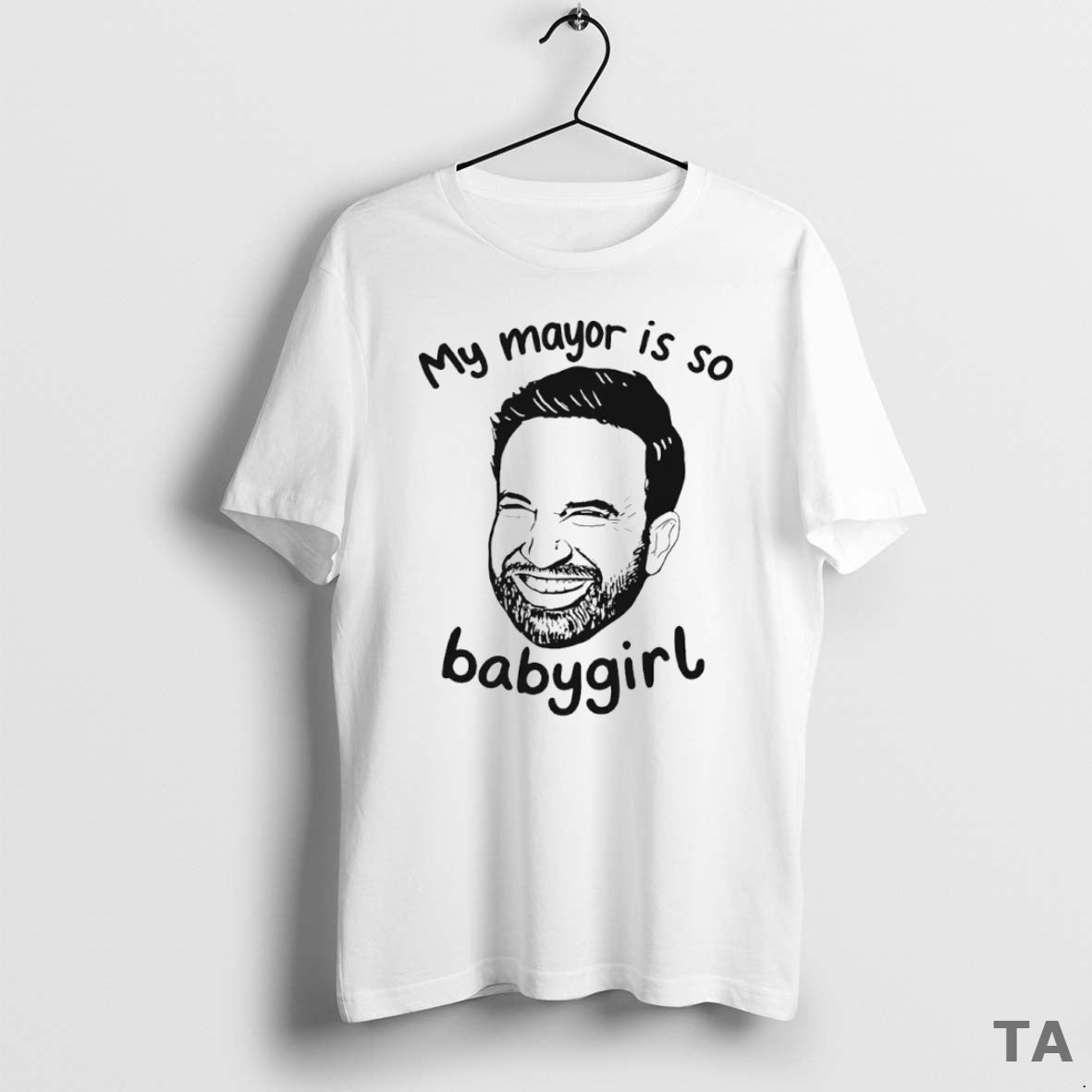 Top My Mayor Is So Babygirl Circle T Shirt Sweater