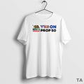 Top Nov 4 Yes On Prop 50 Bear With American Flag T Shirt Sweater