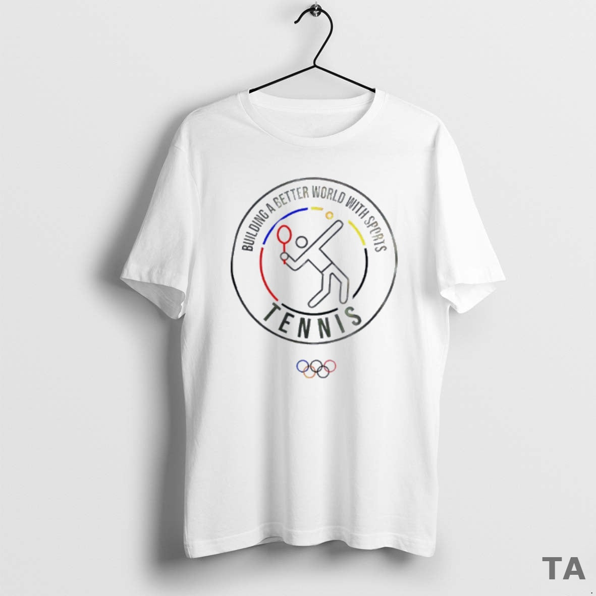 Top Olympic Collection Tennis Pictogram T Shirt Sweater