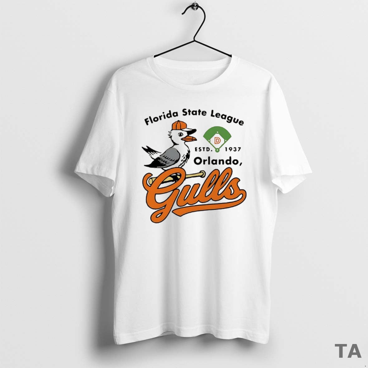 Top Orlando Gulls Florida Defunct Baseball Teams Est 1937 Vintage T Shirt Sweater