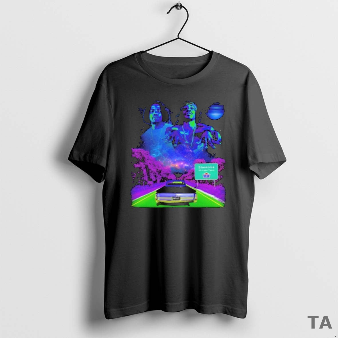 Top Outkast Stankonia 25 Light Years Highway T Shirt Sweater