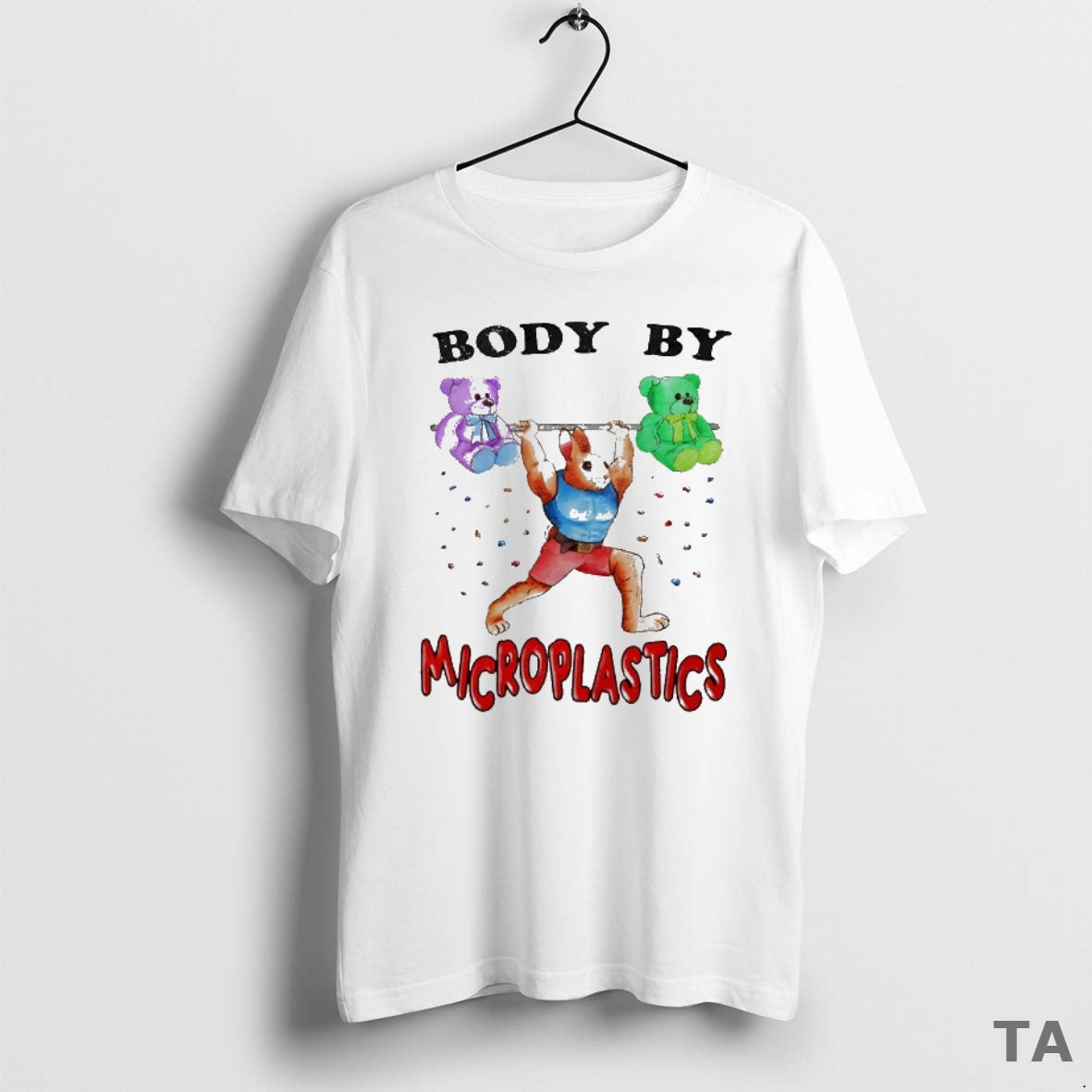 Top Rabbit Gymer Body By Microplastics T Shirt Sweater