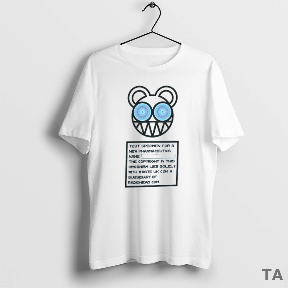 Top Radiohead Test Specimen For A New Pharmaceutics Cyan T Shirt Sweater