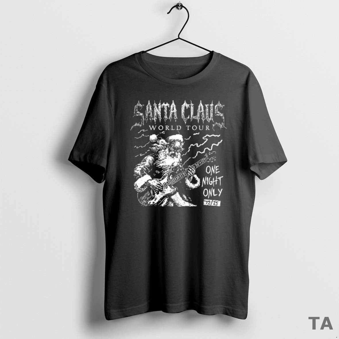 Top Santa Claus World Tour One Night Only Christmas T Shirt Sweater