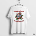 Top Squirrel Cozymaxxing Hot Cocoa Core Yule Mode Festive Coded Circle T Shirt Sweater