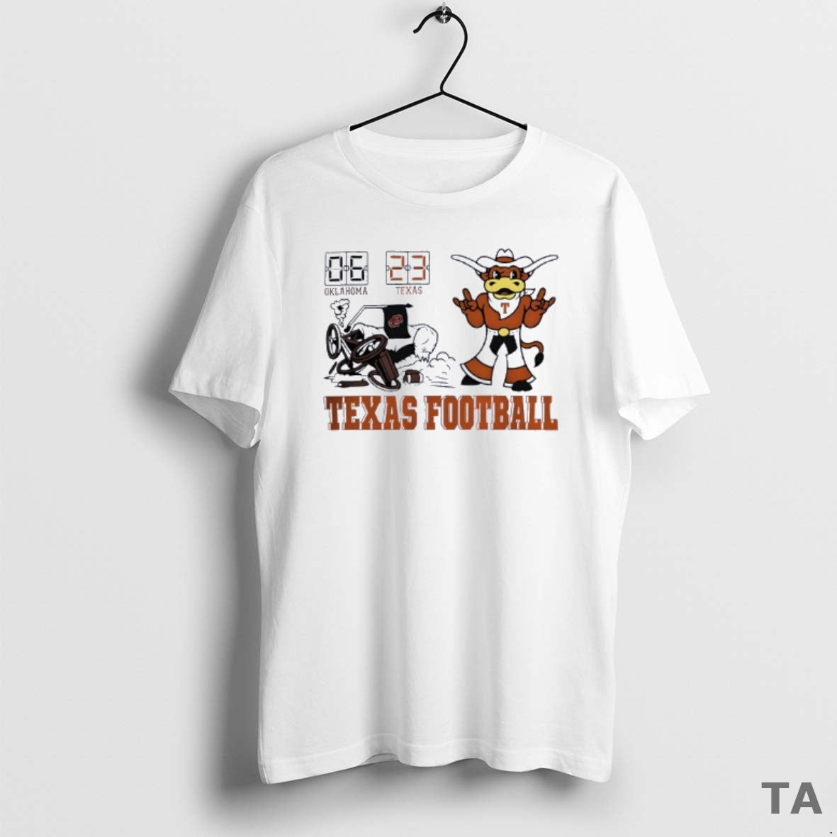 Top Texas Longhorns Vs Oklahoma Sooners 2025 Score 23 6 T Shirt Sweater