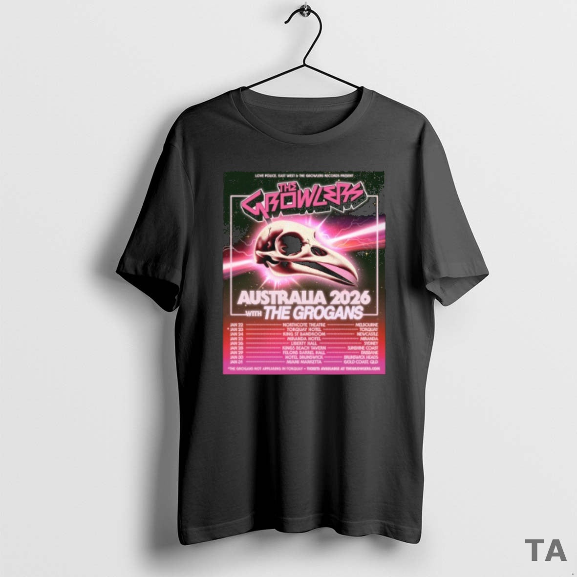 Top The Growlers Australia Tour 2026 Dates T Shirt Sweater