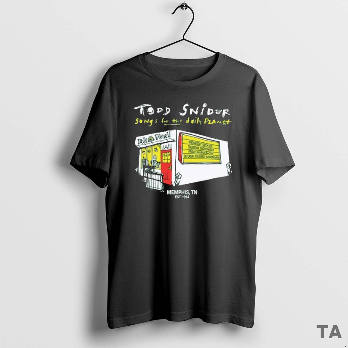 Top Todd Snider Songs For The Daily Planet Memphis Tn Est 1994 T Shirt Sweater