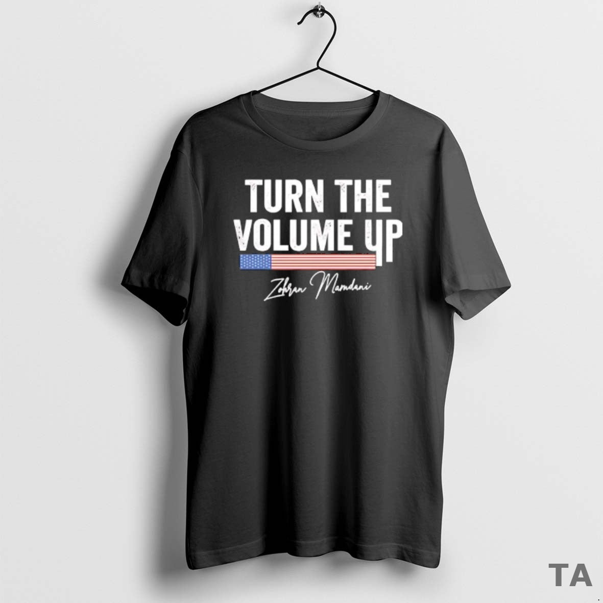 Top Turn The Volume Up Zohran Mamdani Nyc Mayor Text T Shirt Sweater