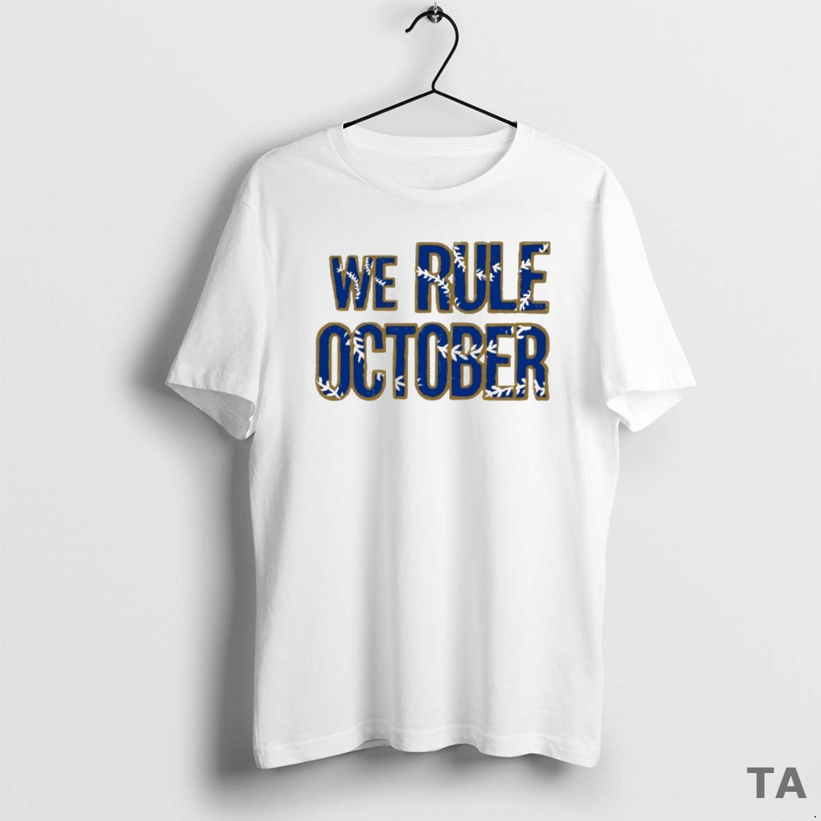 Top We Rule October Los Angeles Dodgers T Shirt Sweater