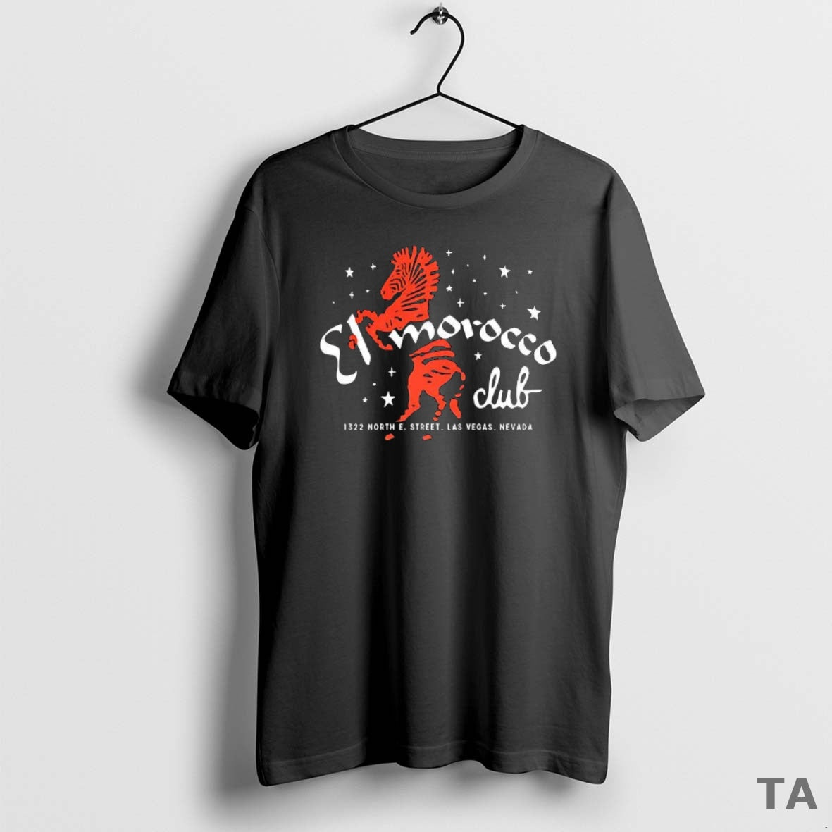 Top Zebra El Morocco Club North Las Vegas Neveda Vintage T Shirt Sweater