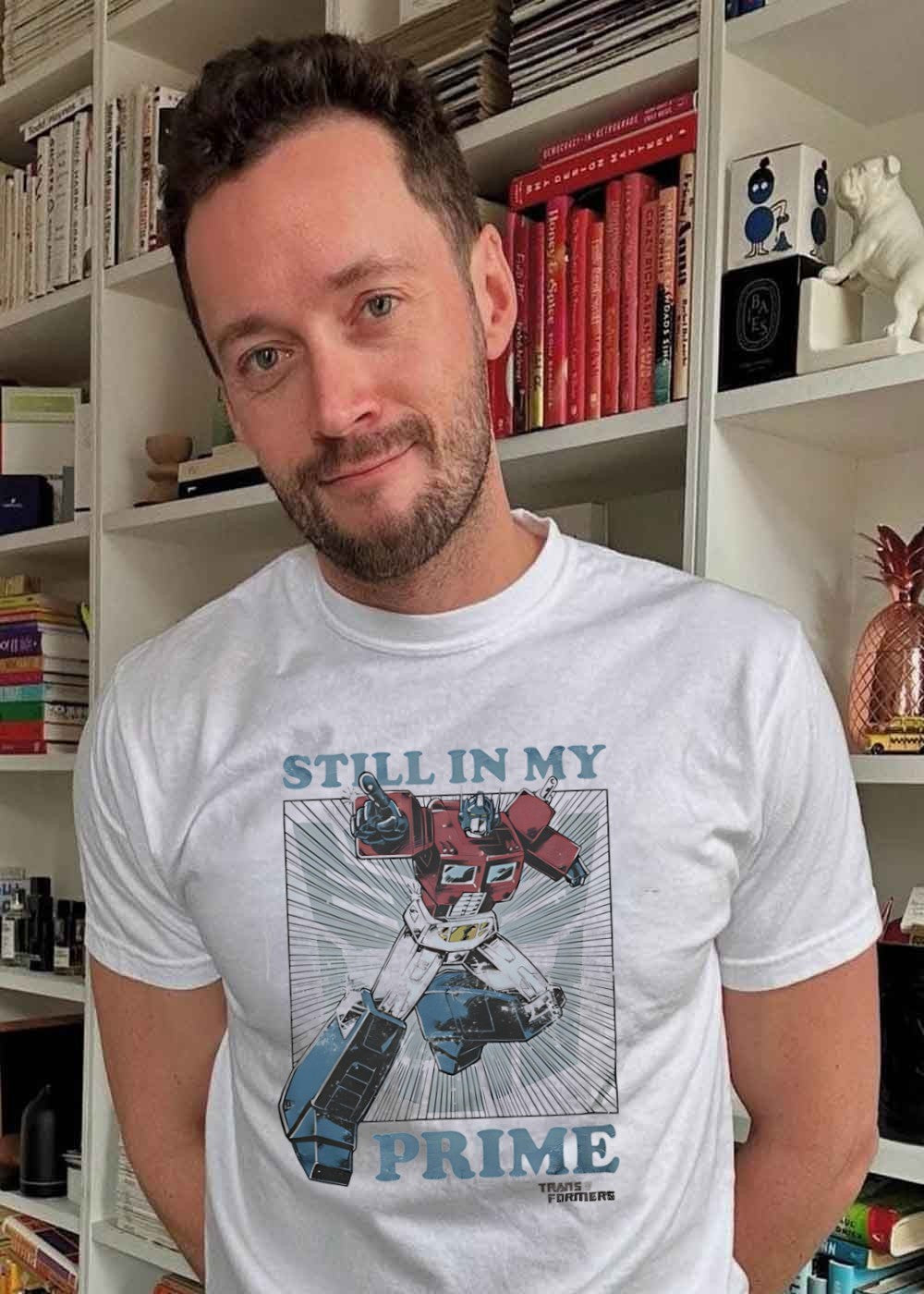 Transformers Still in My Prime Optimus Pointing T-Shirt