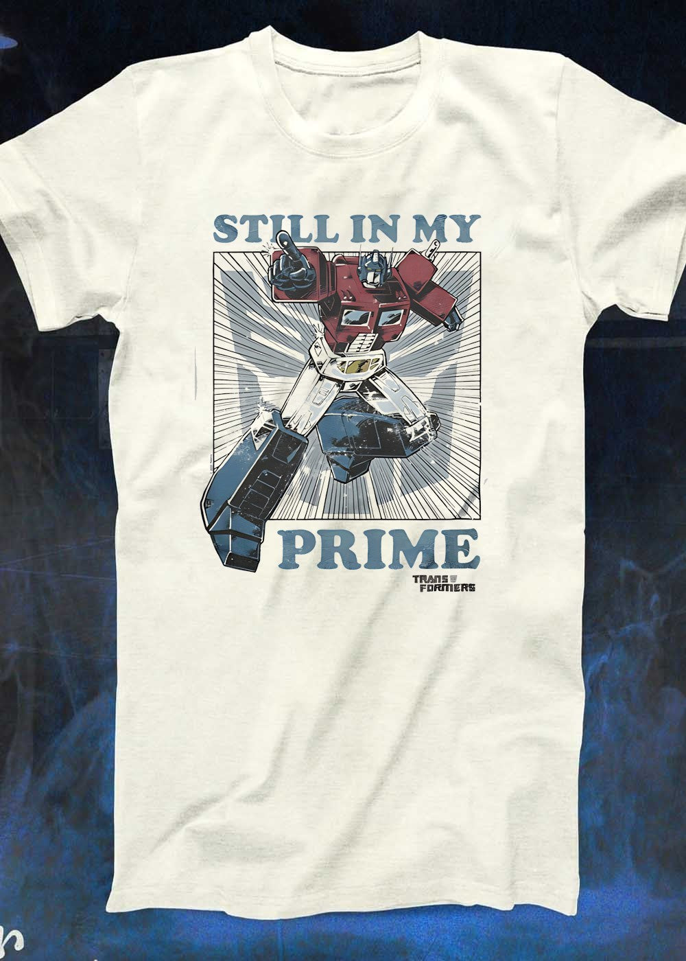 Transformers Still in My Prime Optimus Pointing T-Shirt