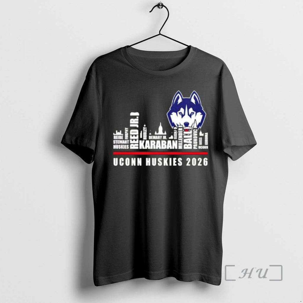 Trending 2026 Uconn Huskies All Names City Skyline