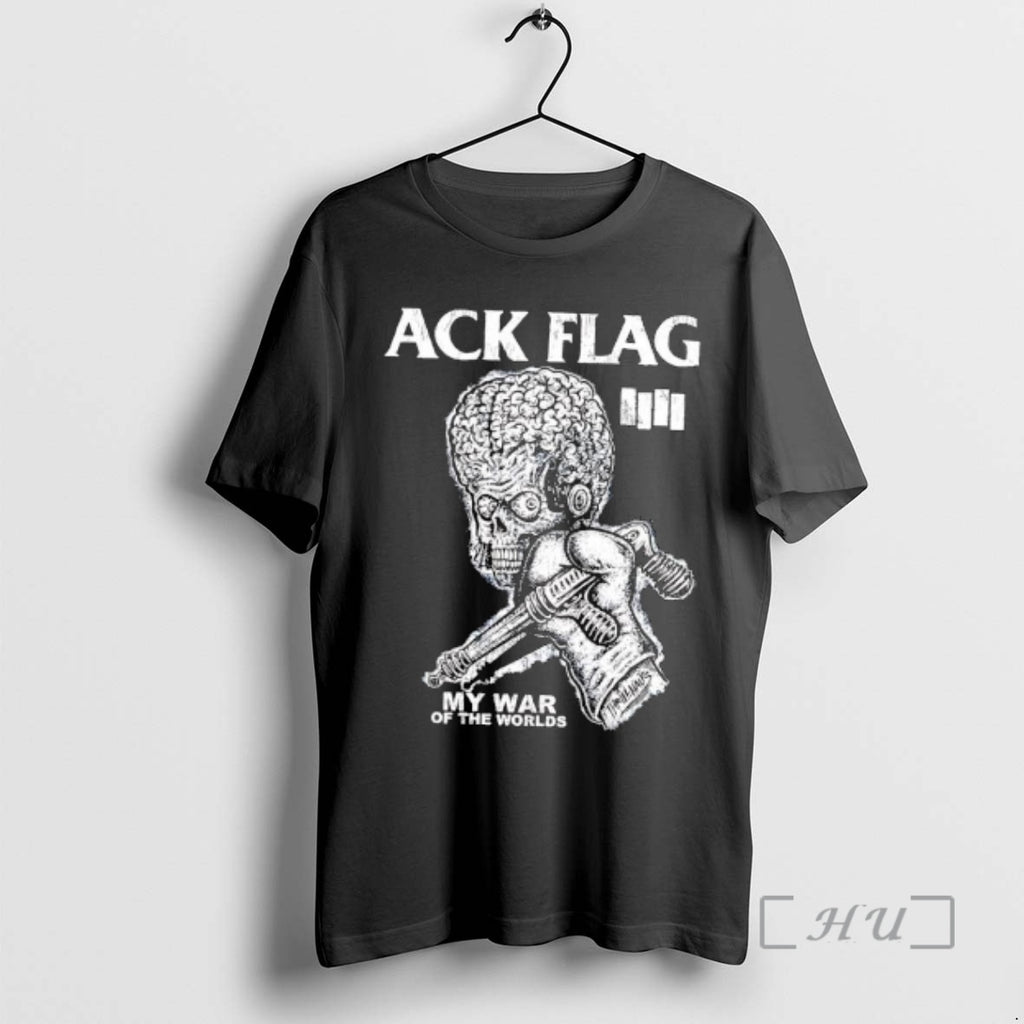 Trending Ack Flag My War Of The Worlds Brains And Skeletal Faces Premium T Shirts
