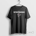 Trending Atlanta Falcons 2026 Head Coach Kevin Stefanski Logo Double Sided Graphic Premium T Shirts