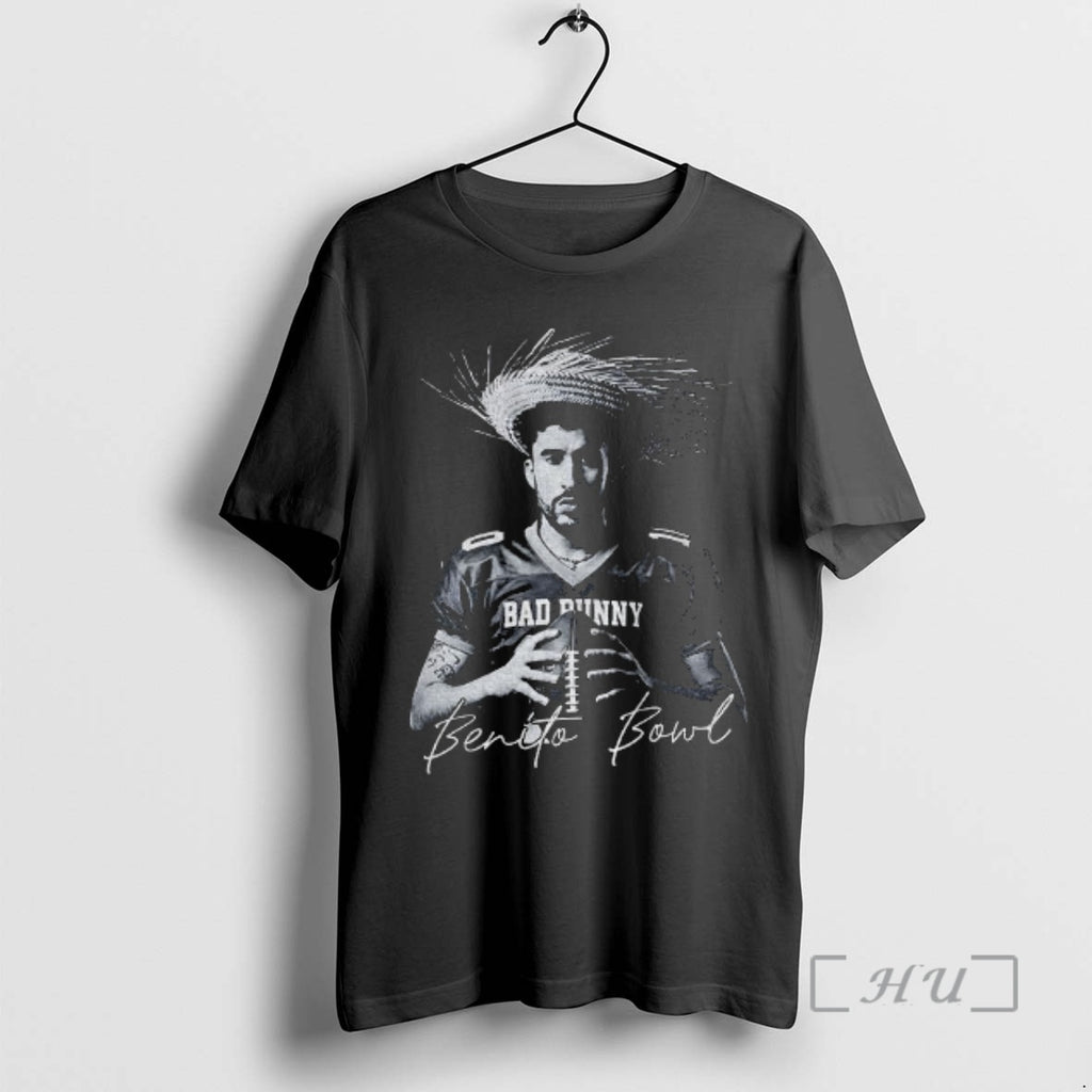 Trending Bad Bunny The Benito Bowl Show Bunny Bowl Halftime Show Football Premium T Shirts