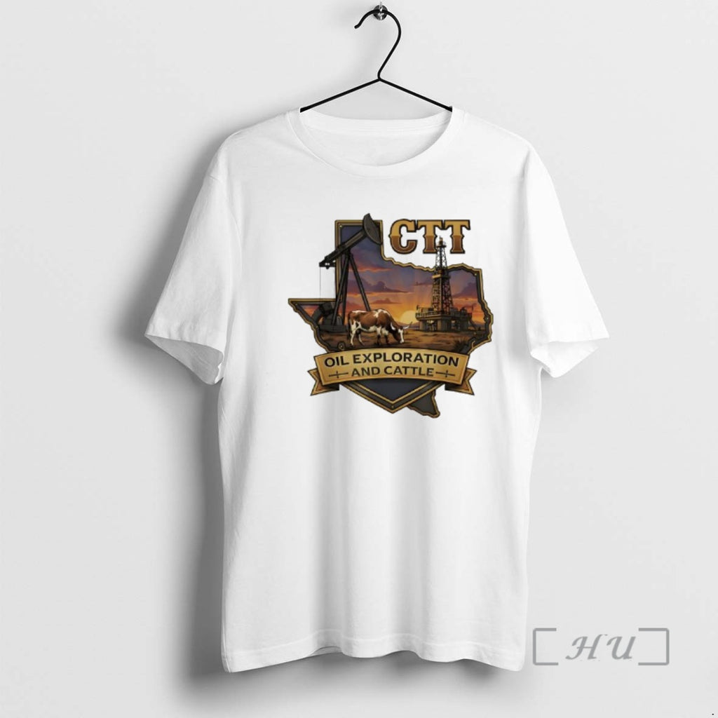 Trending Ctt Oil Exploration Cattle Company Texas Retro