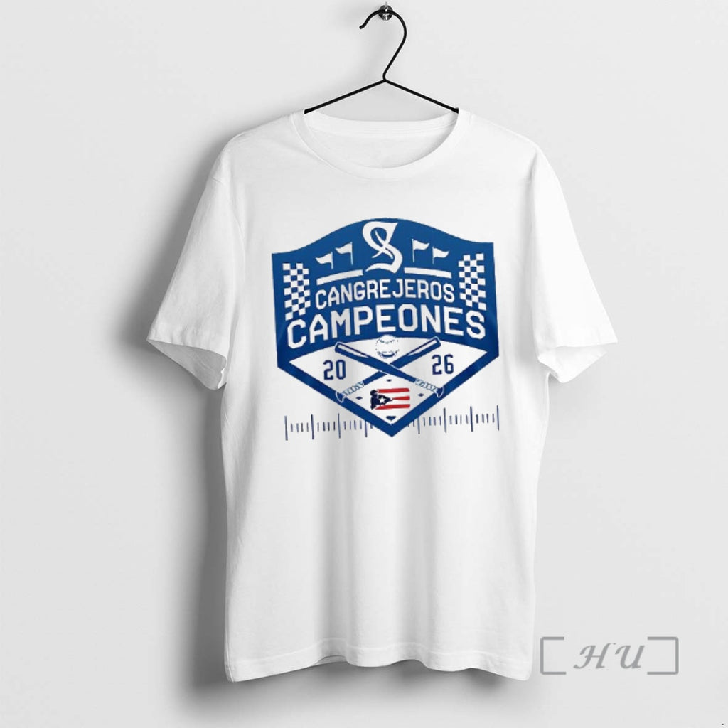 Trending Cangrejeros Campeones Baseball 2026 Puerto Rican Flag Logo