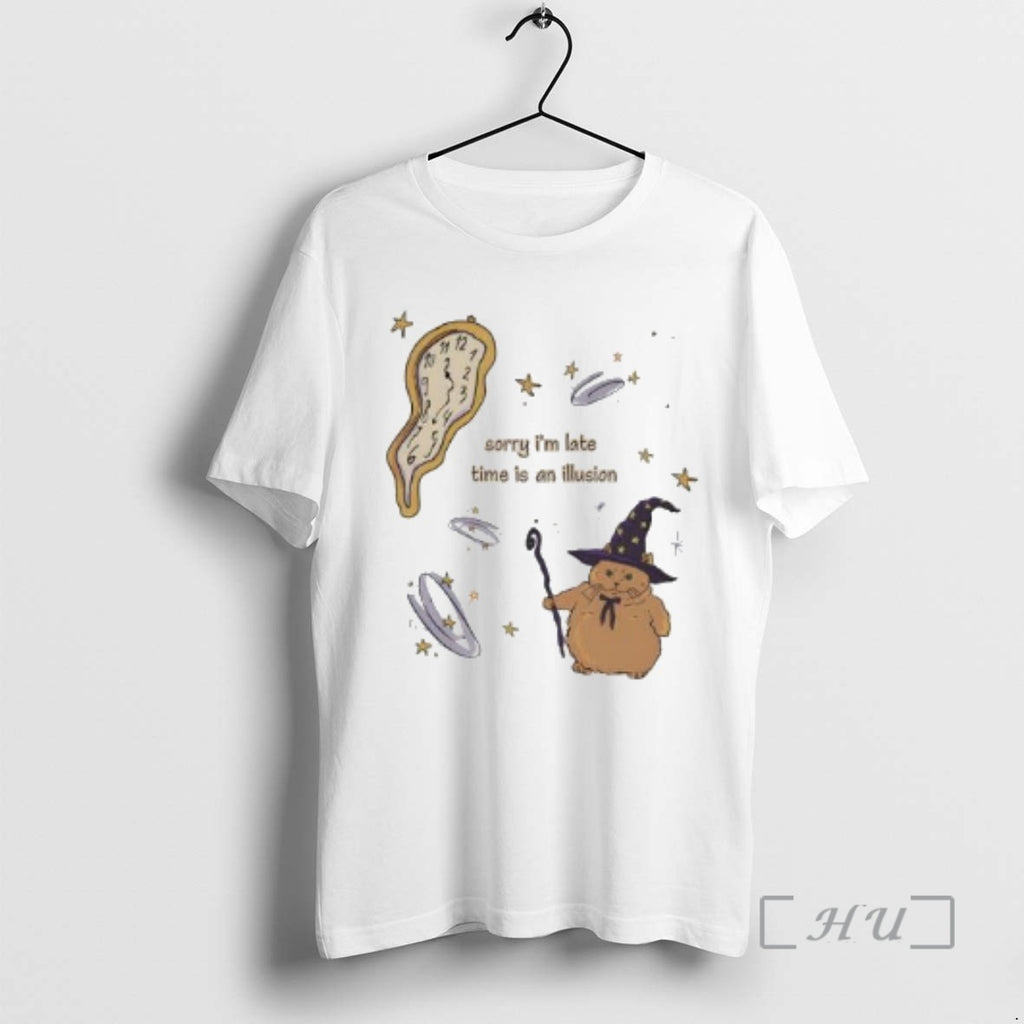 Trending Cat Sorry Im Late Time An Illusion