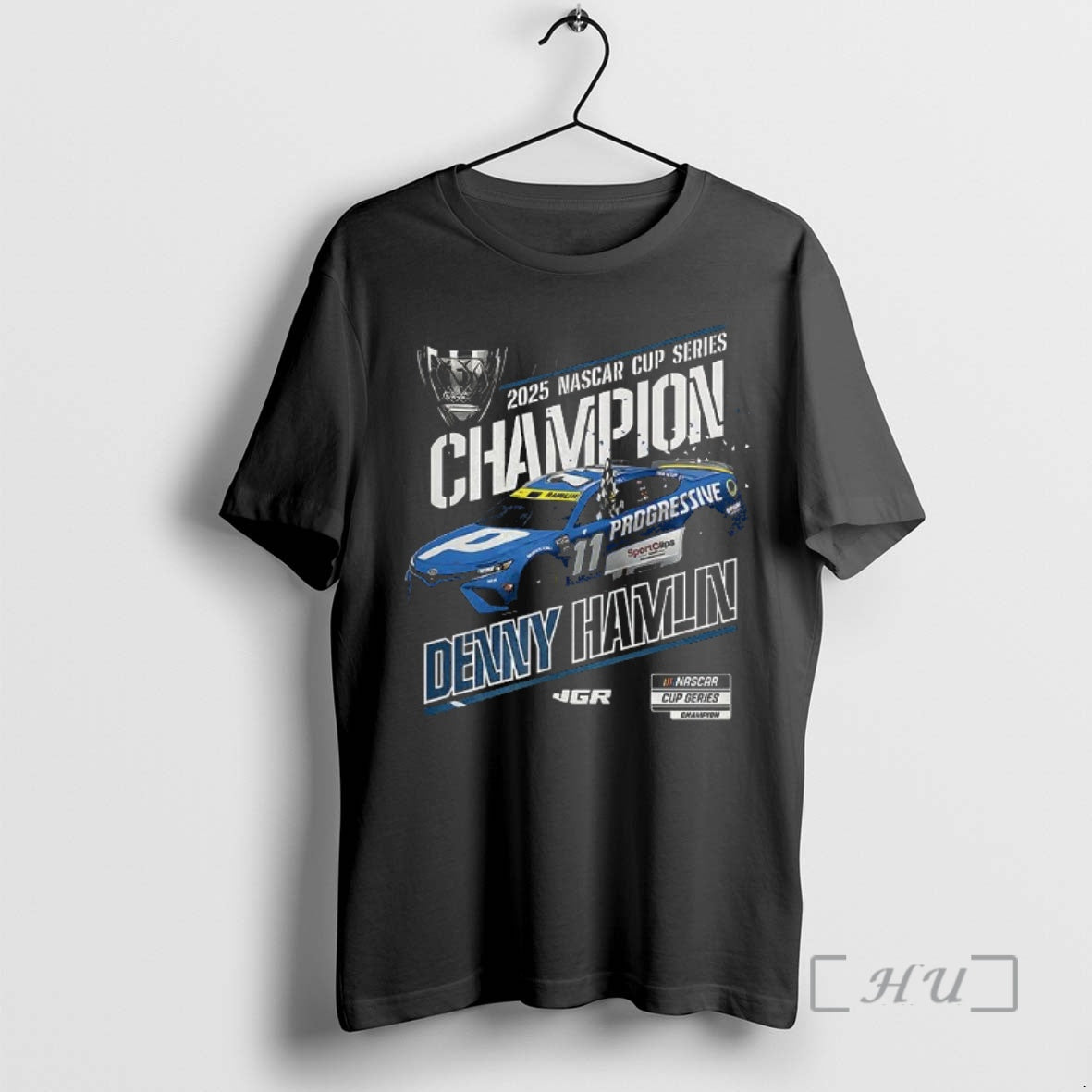 Trending Denny Hamlin 2025 Nascar Cup Series Champion Premium T Shirt Sweater