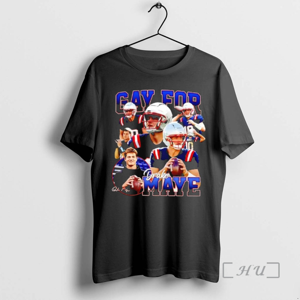 Trending Gay For Drake Maye New England Football Signature Graphic