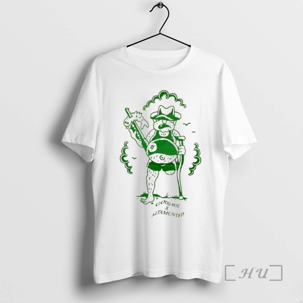 Trending Good Boy Altamunted X Good Boy Fishing With A Shotgun Premium T Shirts Sweater