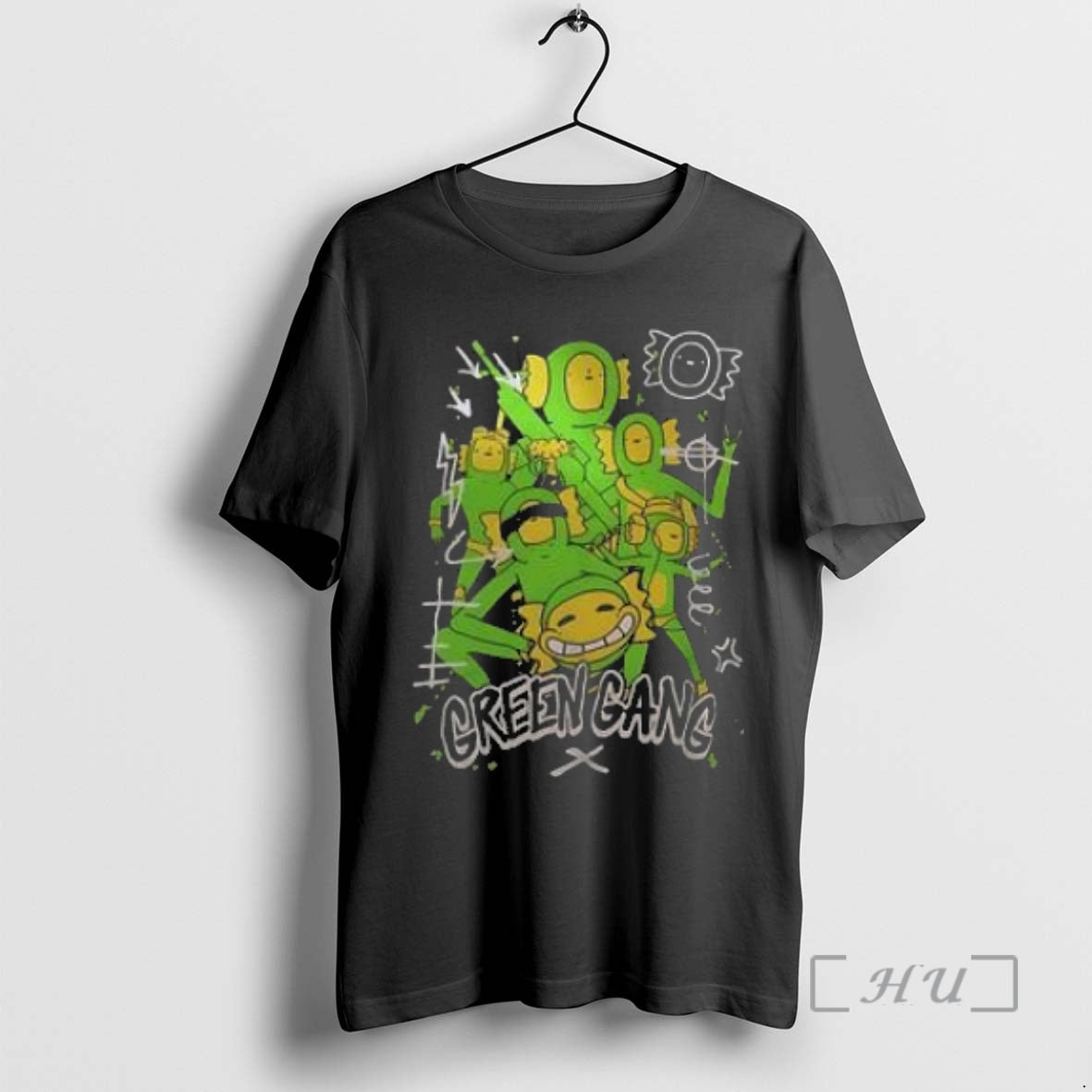 Trending Green Gang Graphic Cartoon Premium T Shirt Sweater