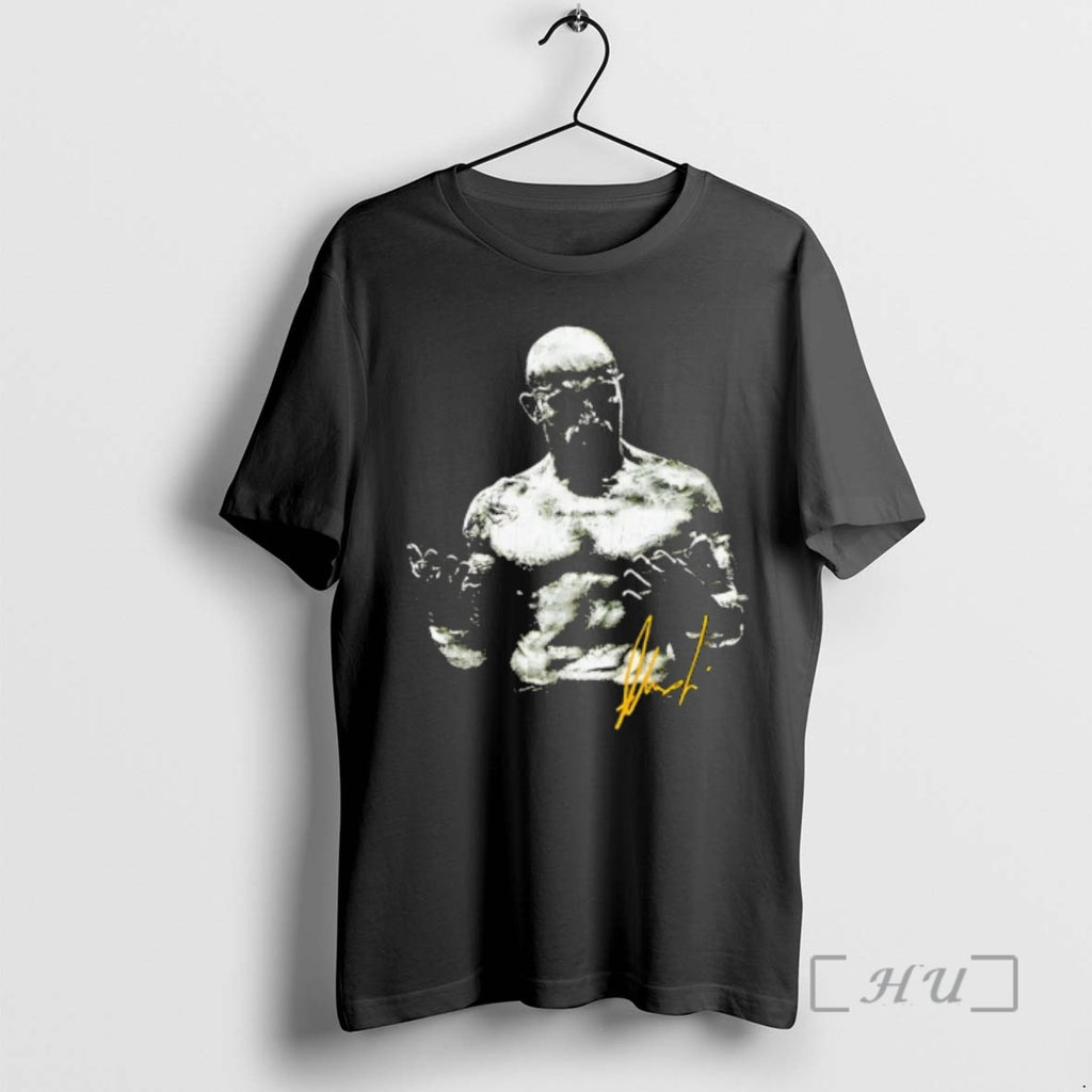 Trending Gritty Stylized Alex Pereira Poatan Portrait Signature