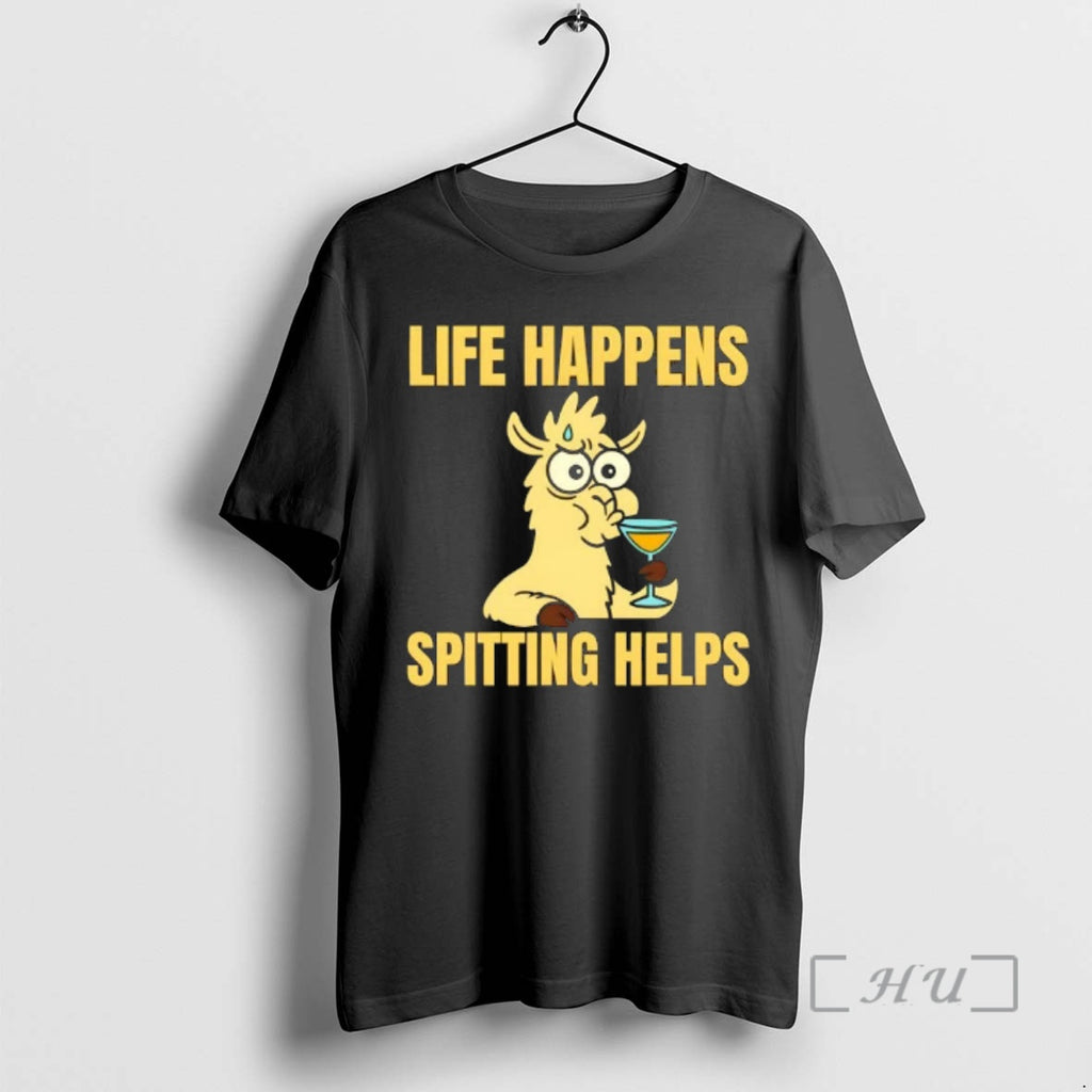 Trending Lllama Life Happens Spitting Helps