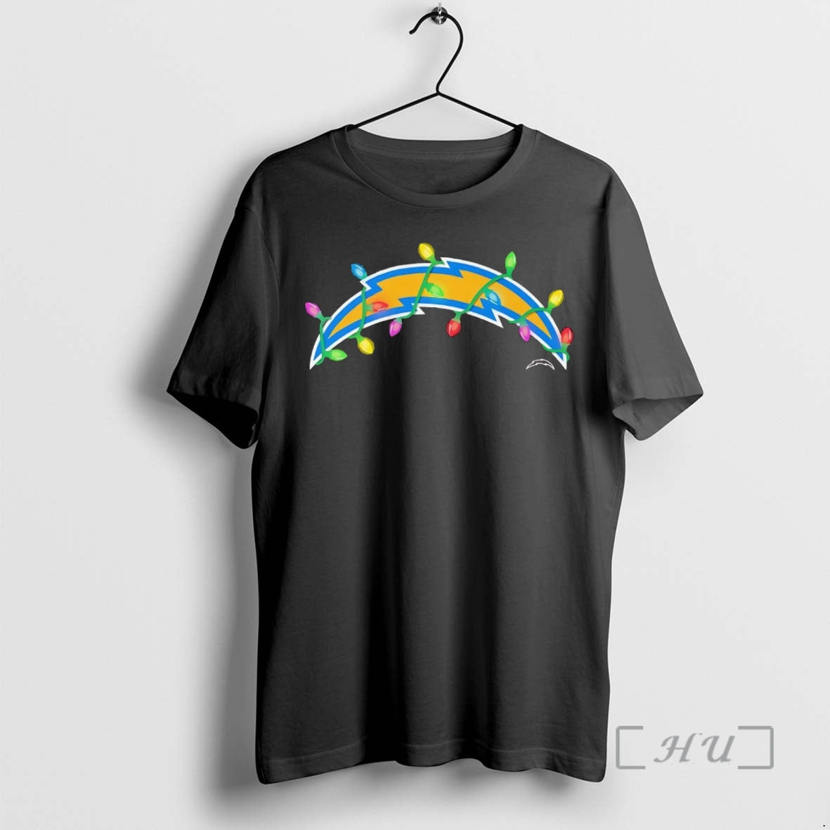 Trending Los Angeles Chargers Logo Christmas Light Premium T Shirt Sweater