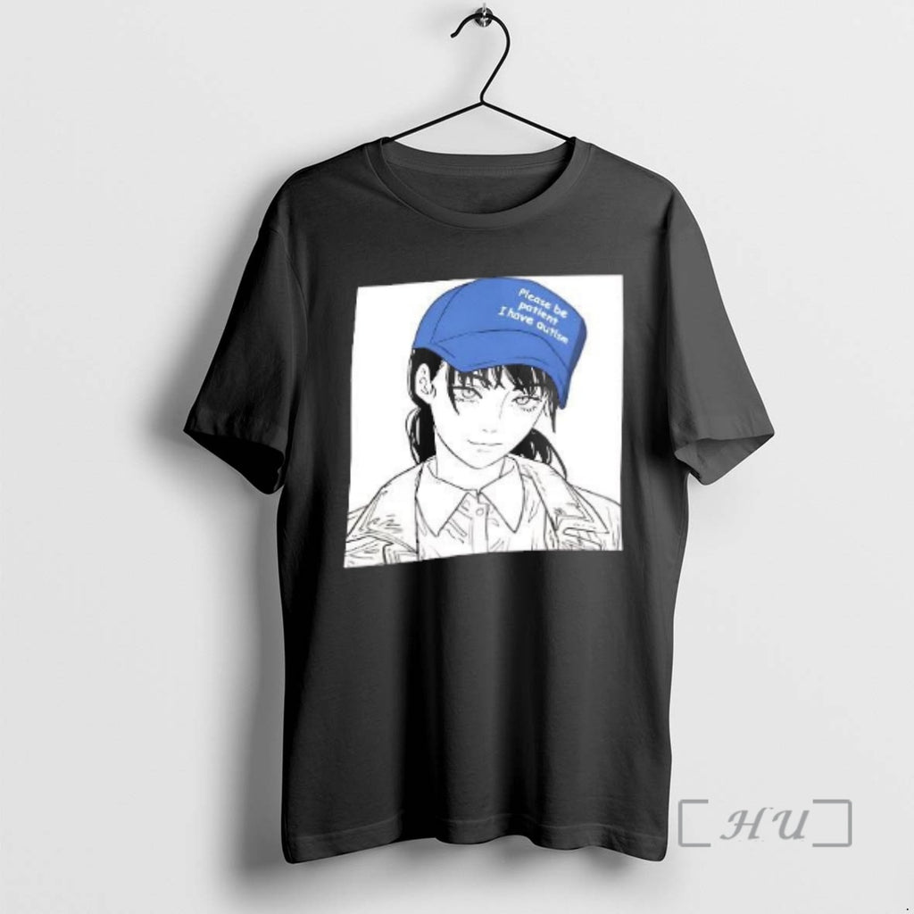 Trending Makima Chainsaw Man Anime Please Be I Have Autism Patient Premium T Shirts Sweater