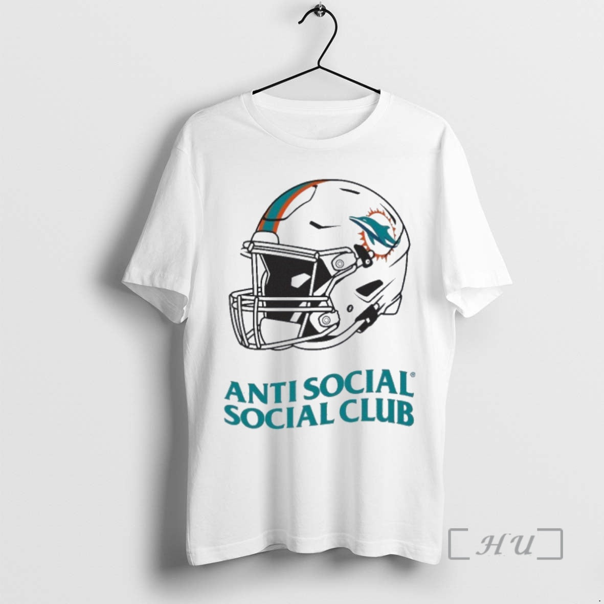 Trending Miami Dolphins Anti Social Social Club Helmet Premium T Shirt Sweater