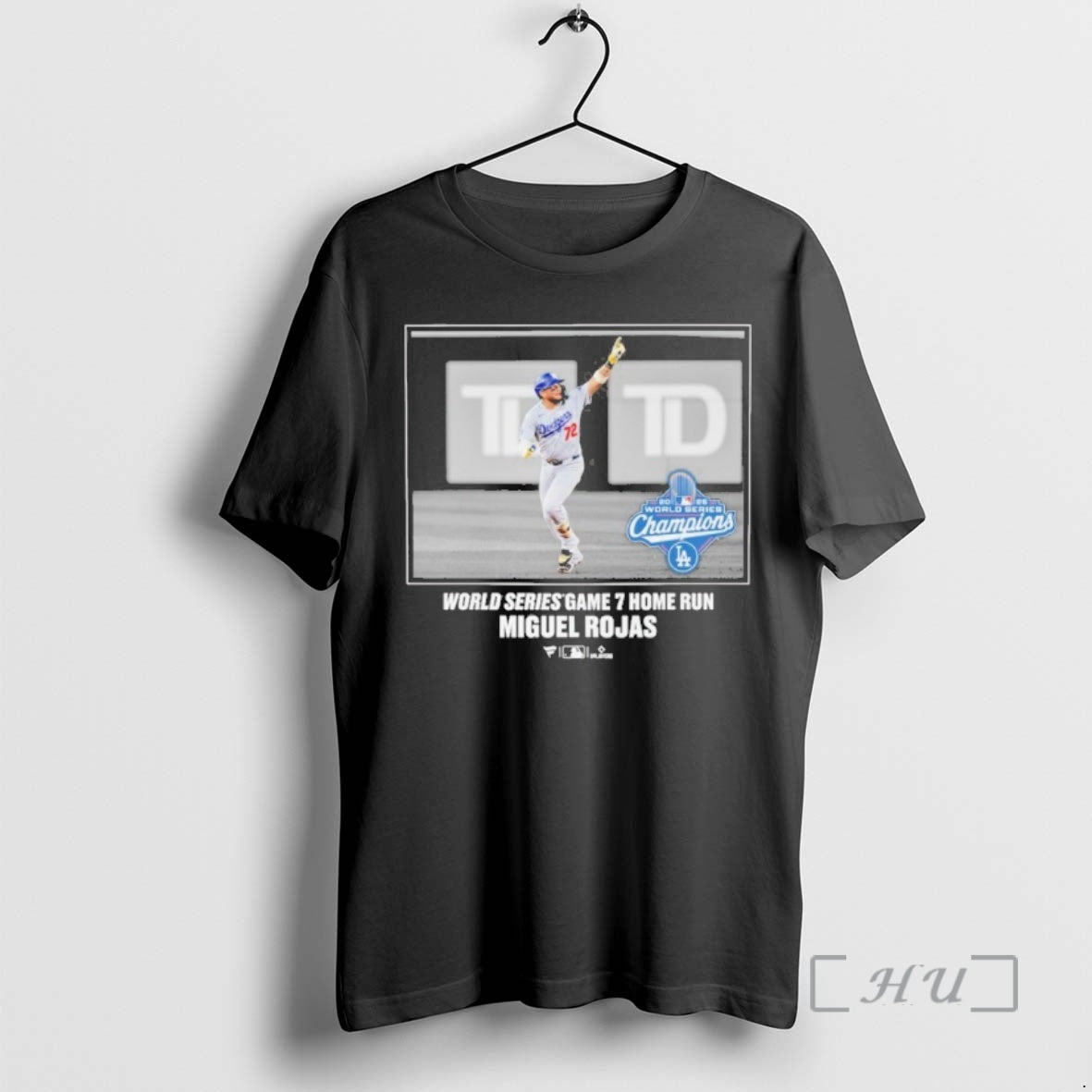 Trending Miguel Rojas Los Angeles Dodgers 2025 World Series Champions Moment Premium T Shirt Sweater
