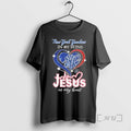Trending New York Yankees In My Veins Heart Jesus In My Heart Premium T Shirts