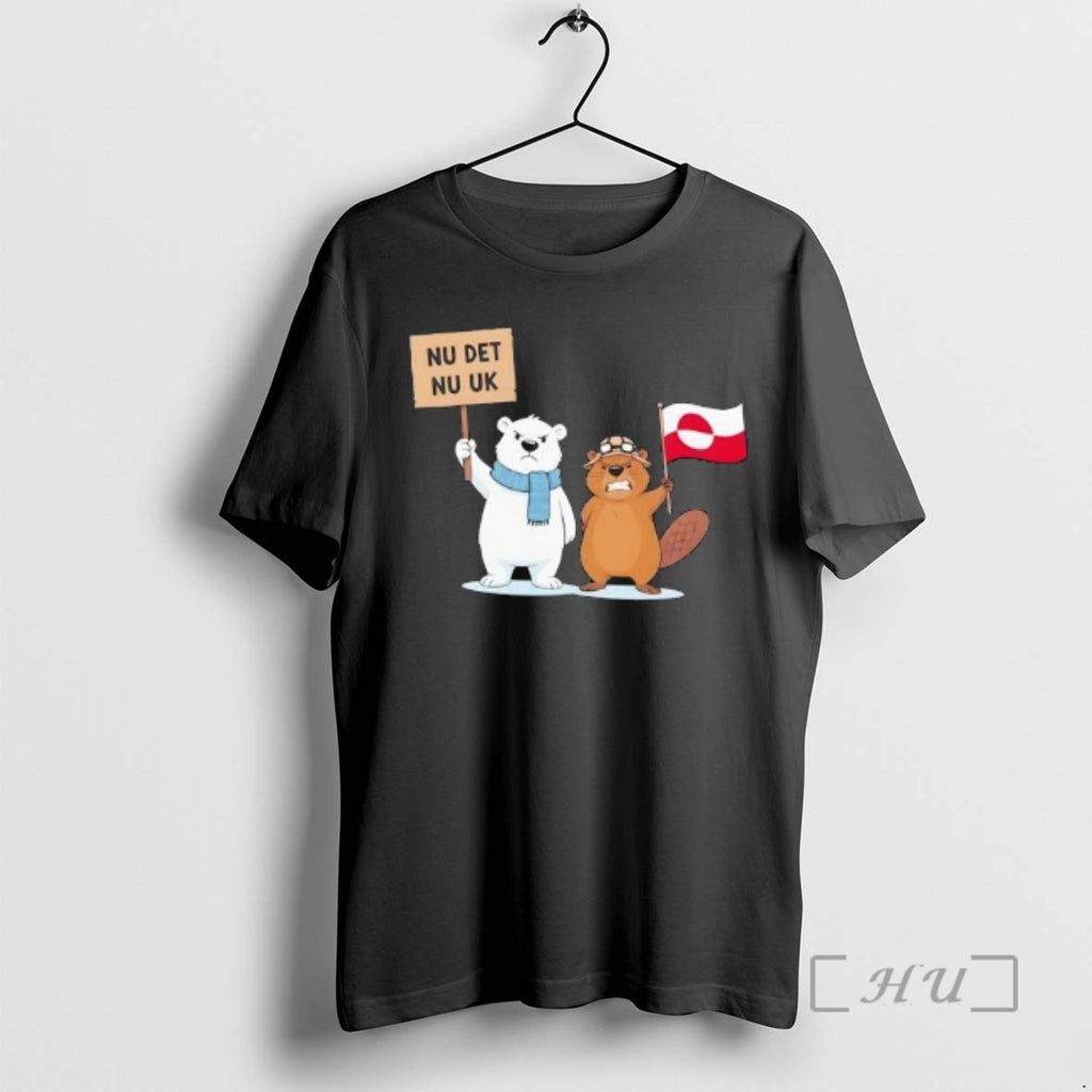 Trending Nu Det Nuuk Nows Enough Greenland Silhouette With Greenlandic Flag Premium T Shirts Sweater
