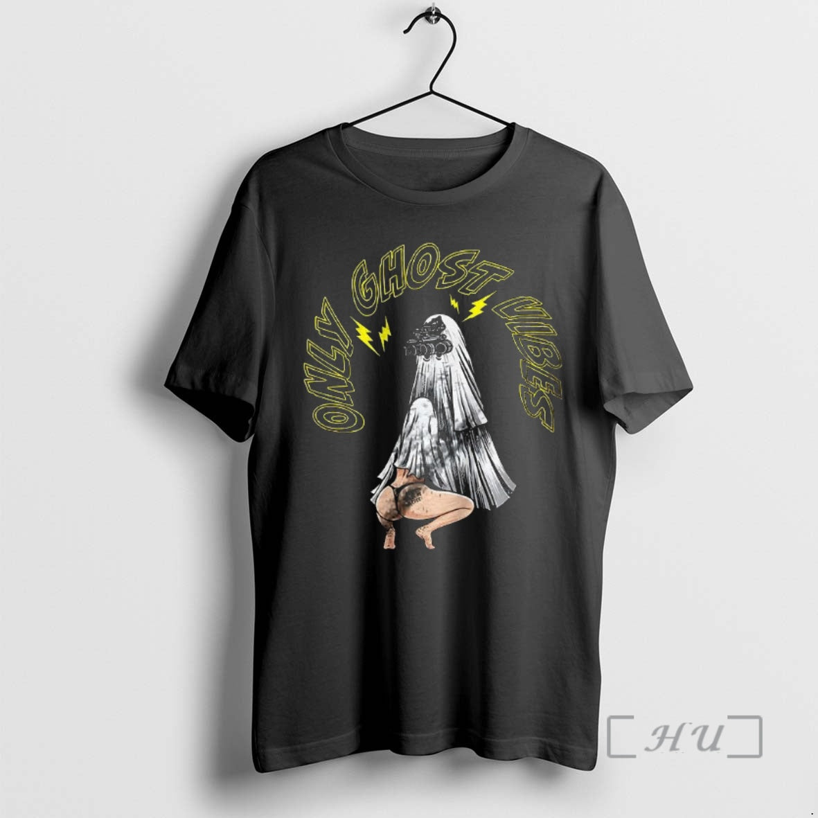 Trending Only Ghost Vibes Printed Premium T Shirt Sweater